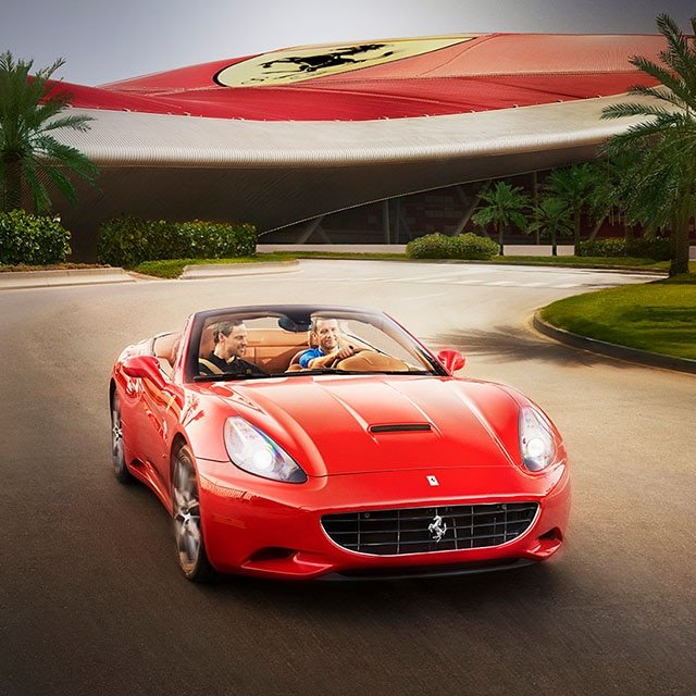 Ferrari World on Yas Island, attraction view